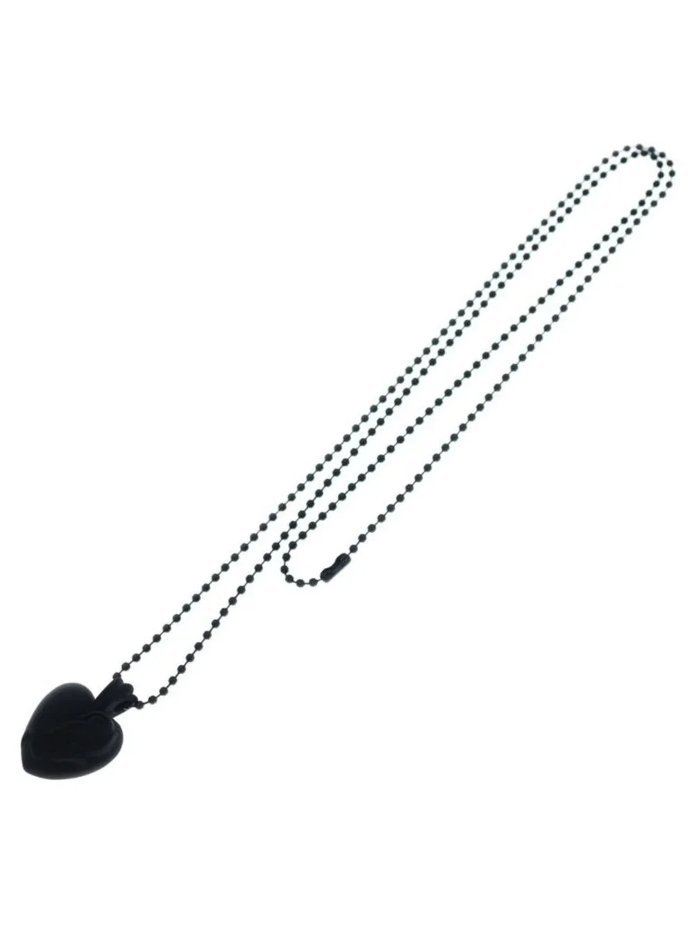 Chrome Hearts Rubber Heart Necklace Silicone